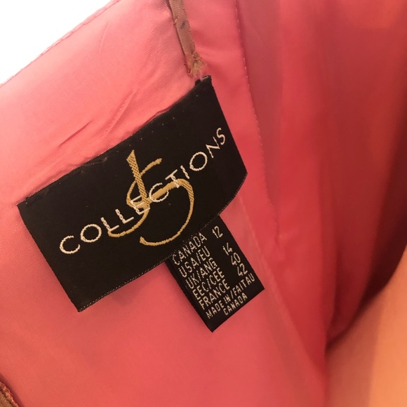 Retro 2000 Prom/Evening/Bridesmaid pink dress - Picture 10 of 12